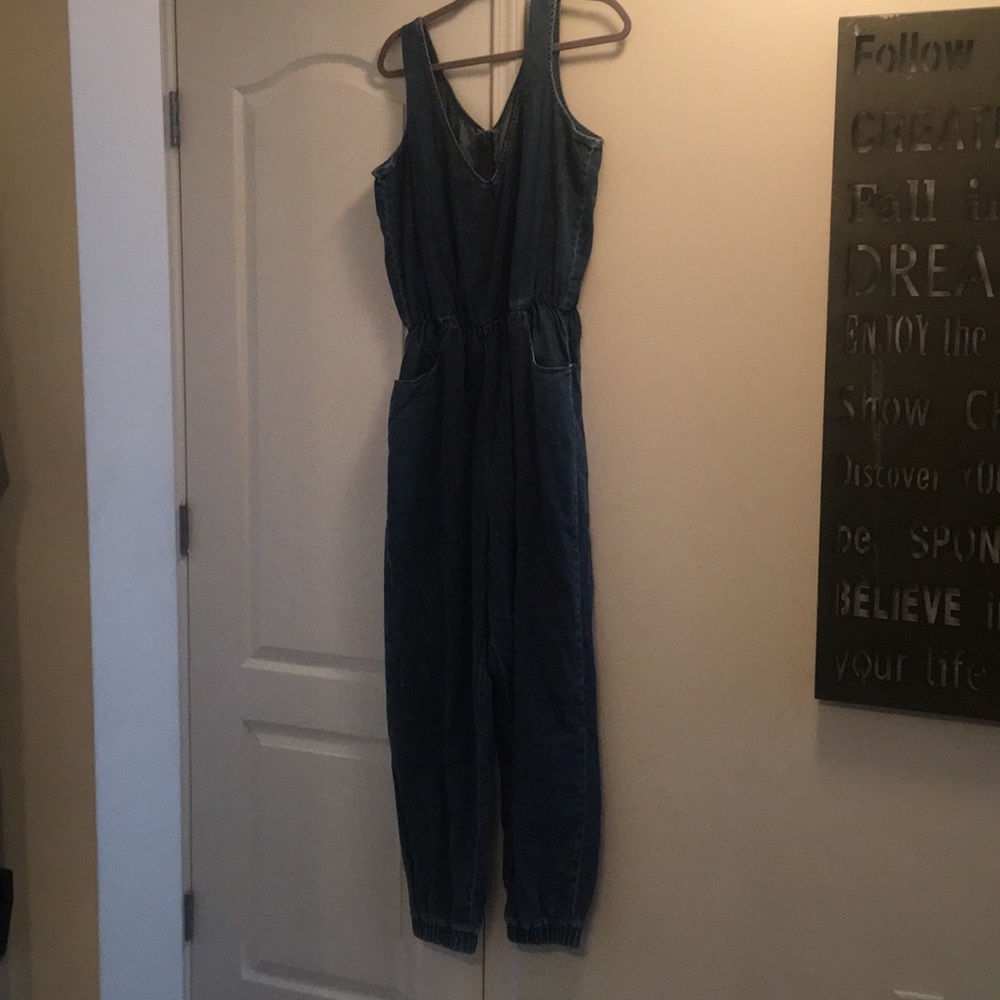 Denim Romper
